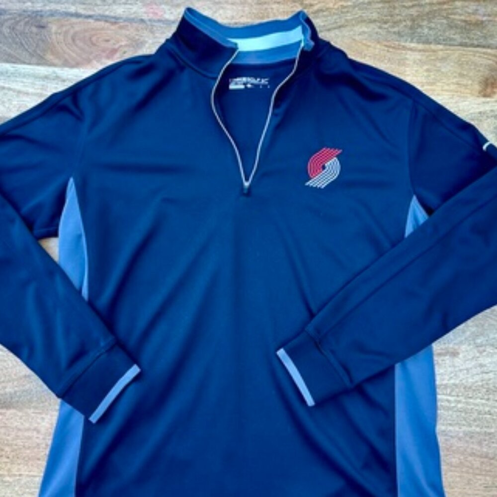 Portland Trailblazers Nike Golf Jacket (1/4 zip)